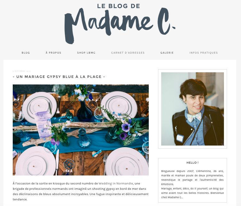 Le blog de madame C