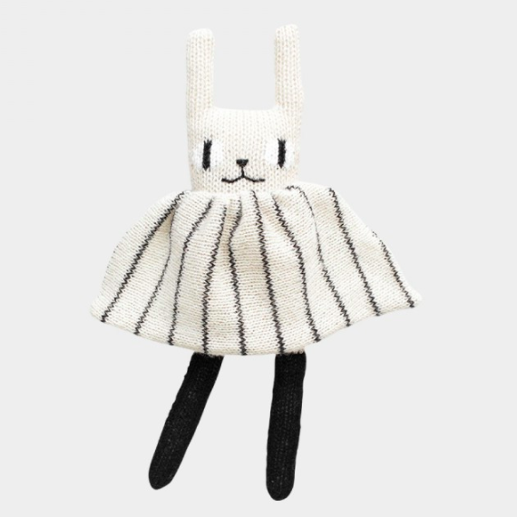 Doudou lapin tricoté 1 - Blog Mariage